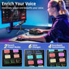 Picture of PUPGSIS Gaming Audio Mixer, Audio Interface with Pro-preamp, 48V Phantom Power, Bluetooth 5.3, RGB Lighting, PC Sound Board for Streaming, Podcasting, Recording, Content Creation