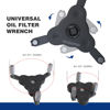 Picture of WORKPRO Universal Oil Filter Wrench Adjustable, Magnetic Oil Filter Removal Tool, Oil Filter Change Set, Ideal for Engine Filters, Conduit, & Fittings…