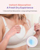 Picture of Nuliie Super Absorbent & Featherlight Disposable Nursing Pads 100 Count, Stay Dry, Soft & Breathable Breast Pads for Leaking Milk, Leakproof, Individually Packaged Breastfeeding Essentials for Moms