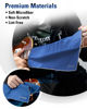 Picture of Libretto Microfiber Polish Cloth, 3 Useful Sizes in 1 Pack, Violin and Cello Cleaning & Polishing Products, Blue, Lint-Free, Super Soft, Gift, for Piano, Guitar, Ukulele, Trumpet, Saxophone, Laptop