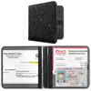 Picture of CoBak Car Registration and Insurance Holder - Vehicle Glove Box Car Organizer, Auto Truck Comparment Accessories Case for Essential Document, Driver License, Cards (Glitter Black)