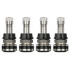 Picture of CKAuto 4 Pieces TR416 Metal Valve Stems Outer Mount Fits .453" & .625" Rim Holes Long 1 1/2", Silver