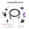 Picture of HUALEU 6FT Female XLR to USB C,USB c to XLR Female for Microphone,XLR to USB-C Compatible Microphone Recording Audio Cable, Microphone Audio Cable Connected to Smartphone, Tablet