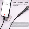 Picture of HUALEU 6FT Female XLR to USB C,USB c to XLR Female for Microphone,XLR to USB-C Compatible Microphone Recording Audio Cable, Microphone Audio Cable Connected to Smartphone, Tablet