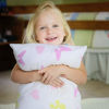 Picture of UOMNY Toddler Pillowcases for Girls 13X18 12x16 14x19 Butterfly Baby Pillow Case 2 Pack Small Pillow Covers for Travel Pillow Purple White