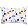 Picture of UOMNY Sports Theme Toddler Boys Pillowcase - 2 Packs Standard Soccer Printed Kids Pillow Case - 13x18 Inch Basketball Nursery Bedding Pillowslip Travel Pillow Cover Football Infant Pillowcase