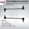 Picture of Front Sway Bar Stabilizer Link 2 Pcs Left & Right｜Replacement For 2007-2017 Chevy Captiva Sport, Equinox, Pontiac Torrent, GMC Terrain, Saturn Vue & Suzuki XL-7｜Replace OE#: K750189, K750188