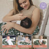 Picture of Little Grape Land Nursing Pillow for Infants, Breastfeeding Pillows, Baby Support Pillow for Nursing, Bottle Feeding, Tummy Time with Machine Washable Cover & Breathable Filling (Forest Deer)