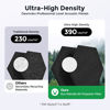 Picture of Dexmoko Self-Adhesive Acoustic Panels [390 lbs/yd³ Ultra-High Density], 2nd Generation Sound Absorbing Panel, Professional Level Sound Panel, Polyester Soundproof Foam [Size L, Black]