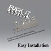 Picture of Fuck IT Edition Emblem, Car Exterior Emblems Badge 3D Sticker Decal, Fuck-IT Edition Emblem 3D Fender Badge Decal, 3D Fender Badge Decal Car Truck Replacement, Fit for All Cars (Sliver Black 1)