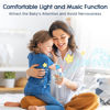 Picture of Electric Nasal Aspirator for Baby, Nose Aspirator for Toddlers, Rechargeable Baby Nose Sucker, Nose Cleaner with 3 Silicone Tips, 5 Suction Levels, Music and Light Soothing Function，Blue