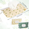 Picture of FEBSNOW 2 Pack Baby Wipes Dispenser, Portable Refillable Wipe Holder Baby Wipes Container Travel Wipes Case Reusable Boho Wet Wipes Pouch