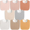 Picture of MairMore 8 Pack Baby Muslin Bibs 100% Cotton Bibs for Boys Girls,Soft and Absorbent Bib Set for Feeding and Drooling