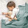 Picture of Lulu moon Muslin Baby Blanket - Cotton Quilt Blankets for Toddlers - Reversible Nursery Crib Blanket for Baby Boys and Girls 47"x47"(Sage)