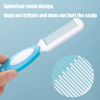 Picture of Baby Hair Brush, Cradle Cap Brush, Baby Hair Comb, Baby Hair Brush and Comb Set for Newborns & Toddlers, Baby Brush Soft Bristles, Ideal for Cradle Cap, Perfect Baby Registry Gift (Blue)