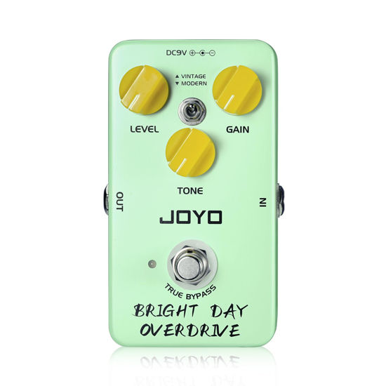 Picture of JOYO Blues Overdrive Guitar Pedals Hign Gain Overdrive from Vintage to Modern Tone for Electric Guitar True Bypass (BRIGHT DAY JF-25)