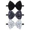 Picture of YanJie Halloween Bows for Baby Girls Elastic Nylon Headbands Toddler Girls Spider Hair Bows Ghost Hair Halloween Accessories Newborn