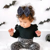 Picture of YanJie Halloween Bows for Baby Girls Elastic Nylon Headbands Toddler Girls Spider Hair Bows Ghost Hair Halloween Accessories Newborn