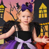 Picture of YanJie Halloween Baby Girls Bows Elastic Nylon Headbands Toddler Girls Spider Hair Bows Ghost Hair Halloween Accessories Newborn
