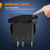Picture of Nilight Horn Switch Momentary Laser Rocker Switch 5PIN On/Off LED Light 20A/12V 10A/24V Switch with Jumper Wires Set for Cars Jeeps Boats Trucks (90126B)