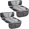Picture of Helteko Car Seat Protector - 2 Pack Seat Mat for Under Child Booster Carseat, Seat Cover Protector from Waterproof & Stain Resistant Thickest Padding Material for Leather and Fabric Seats, Gray