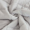 Picture of NTBAY Down Alternative Toddler Comforter, Lightweight and Warm Solid Color Baby Crib Quilted Blanket, 39x47 inches, Light Grey