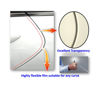 Picture of 3M-4doors Car Door Edge/Entry Protector/Sticker/Guard, 3M-PPF(Paint Protection Film), Clear(Transparent), Anti Scratch, Universal Fit for Most Cars (Clear 0.5inx36in /4strips)