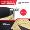 Picture of AggSound 1/2inch Thickened Sound Deadener for Multiple Use，High Density Foam with Adhesive,for Car, Boat, RV Shield Insulation Dampening Mat, 16" x 60" x1/2"