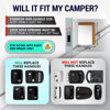 Picture of LATCH.IT White RV Door Lock Replacement | RV Door Locks | RV Door Handle w/ 4 Keys | Camper Door Lock | Trailer Door Lock | Camper Lock Replacement | Camper Door Latch only Fits 2.75"x3.75" Lock Hole