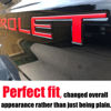 Picture of AUTO SAFETY Tailgate Insert Letters Compatible with 2019 2020 2021 2022 2023 3D Emblems with Strong 3-M Adhesive Red, xflhong2