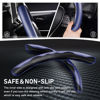 Picture of Cartist Steering Wheel Cover, Carbon Fiber Steering Wheel Cover, Car Steering Wheel Cover for Men/Women, Anti-Slip, Comfortable Grip, Durable, Universal for 99% Car Interior Accessories (Dark Blue)