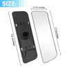Picture of Rear View Mirror,Universal Anti-glare HD Adjustable Car Panoramic Rear View Mirror with Suction Cup(Widen the Field of View-Sector/Trapezoid/Rounded Rectangle)