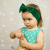 Picture of BABYGIZ Baby Girl Headbands-Infant,Toddler Cotton Handmade Hairbands with Bows Child Hair Accessories (Dark Green)