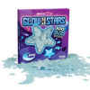 Picture of 100 Blue 3D Glow in The Dark Stars for Ceiling & Walls I Glow Stars for Ceiling with Moon for Christmas Decor I Glow in The Dark Decorations for Bedroom with Reusable Putty Stocking Stuffers for Kids