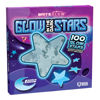 Picture of 100 Blue 3D Glow in The Dark Stars for Ceiling & Walls I Glow Stars for Ceiling with Moon for Christmas Decor I Glow in The Dark Decorations for Bedroom with Reusable Putty Stocking Stuffers for Kids