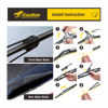 Picture of RaidBee Oem Windshield Wiper Blades, Replacement for 2018-20 Nissan LEAF,2007-18 RDX Front and Rear Wiper Blades for my car for My Car,3 Set Automotive Replacement Windshield Wiper Blades 26 16 14-B