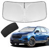 Picture of for Chevrolet Equinox 2018-2023 2024 Sun Shade Sunshade Windshield Cover - 4 Layers Front Window Shade for Chevy Custom Fit Sun Visor - 240T Retractable Shade Blocks UV Rays Car Accessories