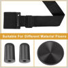 Picture of Nuanchu 4 Pcs Cello Endpin Anchor Accessories Include Cello Strap Stopper Cello Non Slip Mat Cello Rubber Tip Floor Protectors for Cellist Practice Performance, Cello Bass Instrument Accessories Black