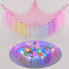 Picture of FIOBEE Stuffed Animals Net or Hammock with LED Light, Toy Hammock Hanging Stuffed Animals Storage Organizer Holder Room Décor for Nursery Kids Bedroom