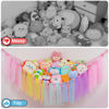Picture of FIOBEE Stuffed Animals Net or Hammock with LED Light, Toy Hammock Hanging Stuffed Animals Storage Organizer Holder Room Décor for Nursery Kids Bedroom