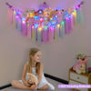 Picture of FIOBEE Stuffed Animals Net or Hammock with LED Light, Toy Hammock Hanging Stuffed Animals Storage Organizer Holder Room Décor for Nursery Kids Bedroom