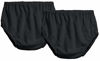 Picture of City Threads 2-Pack Baby Girls' and Baby Boys' Unisex Diaper Covers Bloomers Soft Cotton, Black/Black, 18/24 m