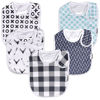 Picture of KiddyStar 5 Pack Bibs for Boys & Girls - Organic Cotton Baby Bibs, Bandana Bibs, Drool Bibs, Teething Bibs, Toddler Bibs