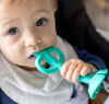 Picture of Busy Baby Teething Spoon - 2-in-1 Teether and Training Spoon for Self Feeding, Dishwasher Safe, BPA Free, Food Grade Silicone (Tan)