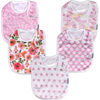 Picture of KiddyStar 5 Pack Bibs for Boys & Girls - Organic Cotton Baby Bibs, Bandana Bibs, Drool Bibs, Teething Bibs, Toddler Bibs