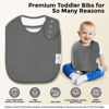 Picture of KiddyStar 5 Pack Bibs for Boys & Girls - Organic Cotton Baby Bibs, Bandana Bibs, Drool Bibs, Teething Bibs, Toddler Bibs