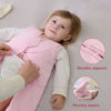 Picture of Mosebears Sleep Sack Baby Winter Wearable Blanket with 2-Way Zipper,2.5 TOG Cotton Sleep Sack Unisex (Blush, 0-6 Months)