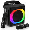 Picture of Karaoke Machine for Adults & Kids,XIZJ Portable Karaoke Machine with 2 Wireless Microphones,Bluetooth Speaker with PA Karaoke System,LED Lights for Home KTV,Outdoor,Travel