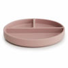 Picture of mushie Silicone Suction Plate | BPA-Free Non-Slip Design (Blush)