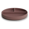 Picture of mushie Silicone Suction Plate | BPA-Free Non-Slip Design (Cloudy Mauve)